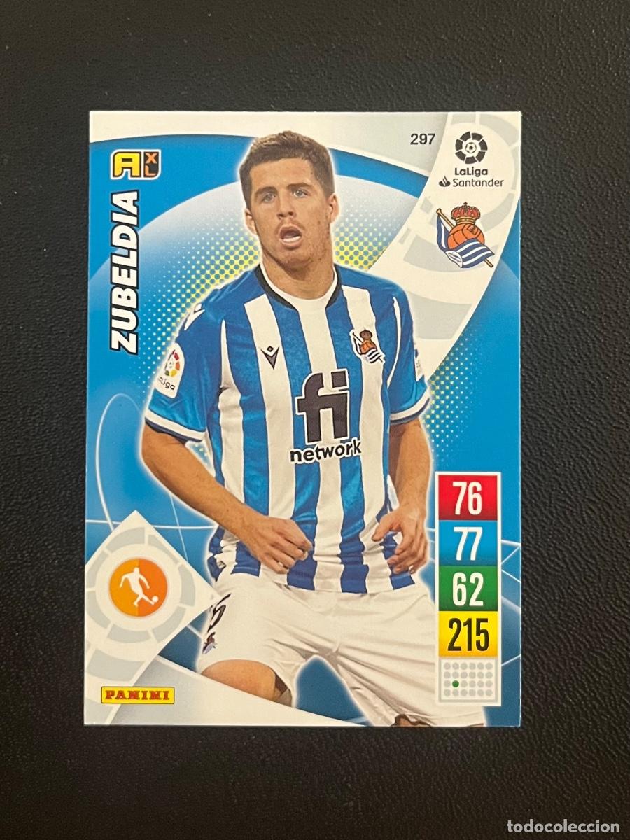 Cromos de f&uacute;tbol: 297 ZUBELDIA REAL SOCIEDAD ADRENALYN 2021 2022 PANINI CROMO LA LIGA 21 22