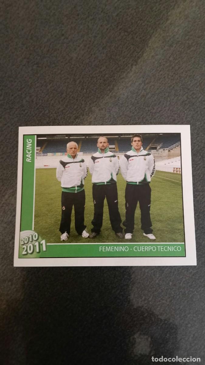 Cromos de f&uacute;tbol: Footprint 2010 2011 Oficial Racing De Santander 228 Cuerpo Tecnico Racing Femenino