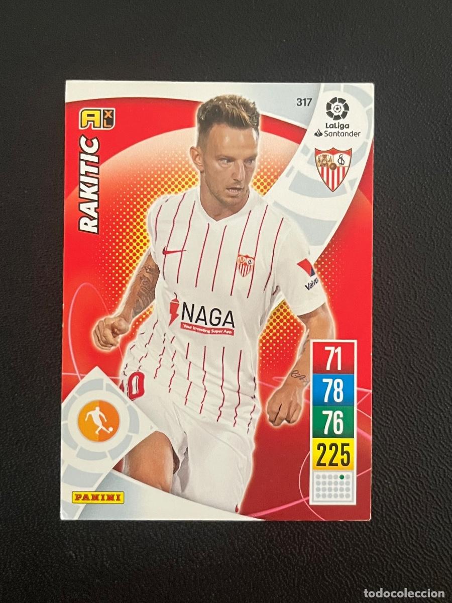Cromos de f&uacute;tbol: 317 RAKITIC SEVILLA FC ADRENALYN 2021 2022 PANINI CROMO LA LIGA 21 22