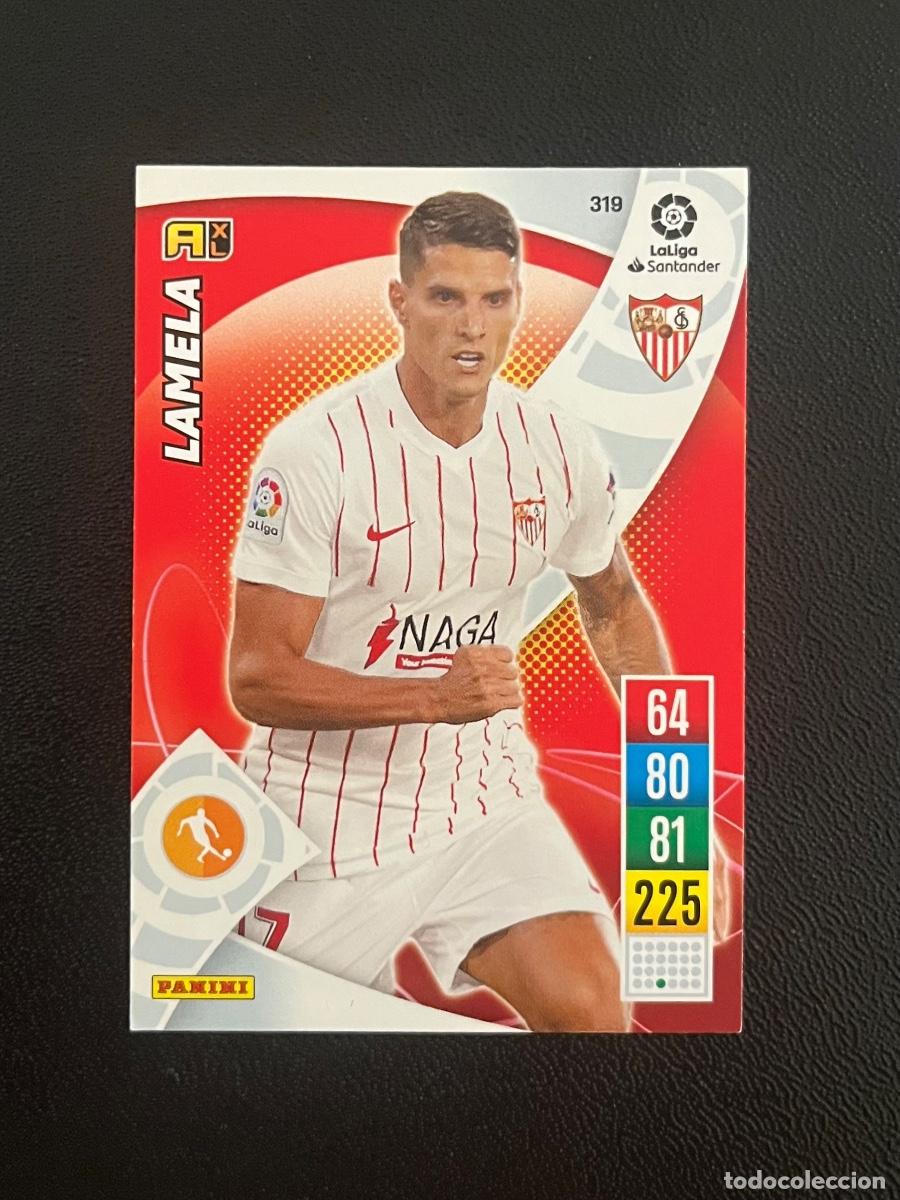 Cromos de f&uacute;tbol: 319 LAMELA SEVILLA FC ADRENALYN 2021 2022 PANINI CROMO LA LIGA 21 22