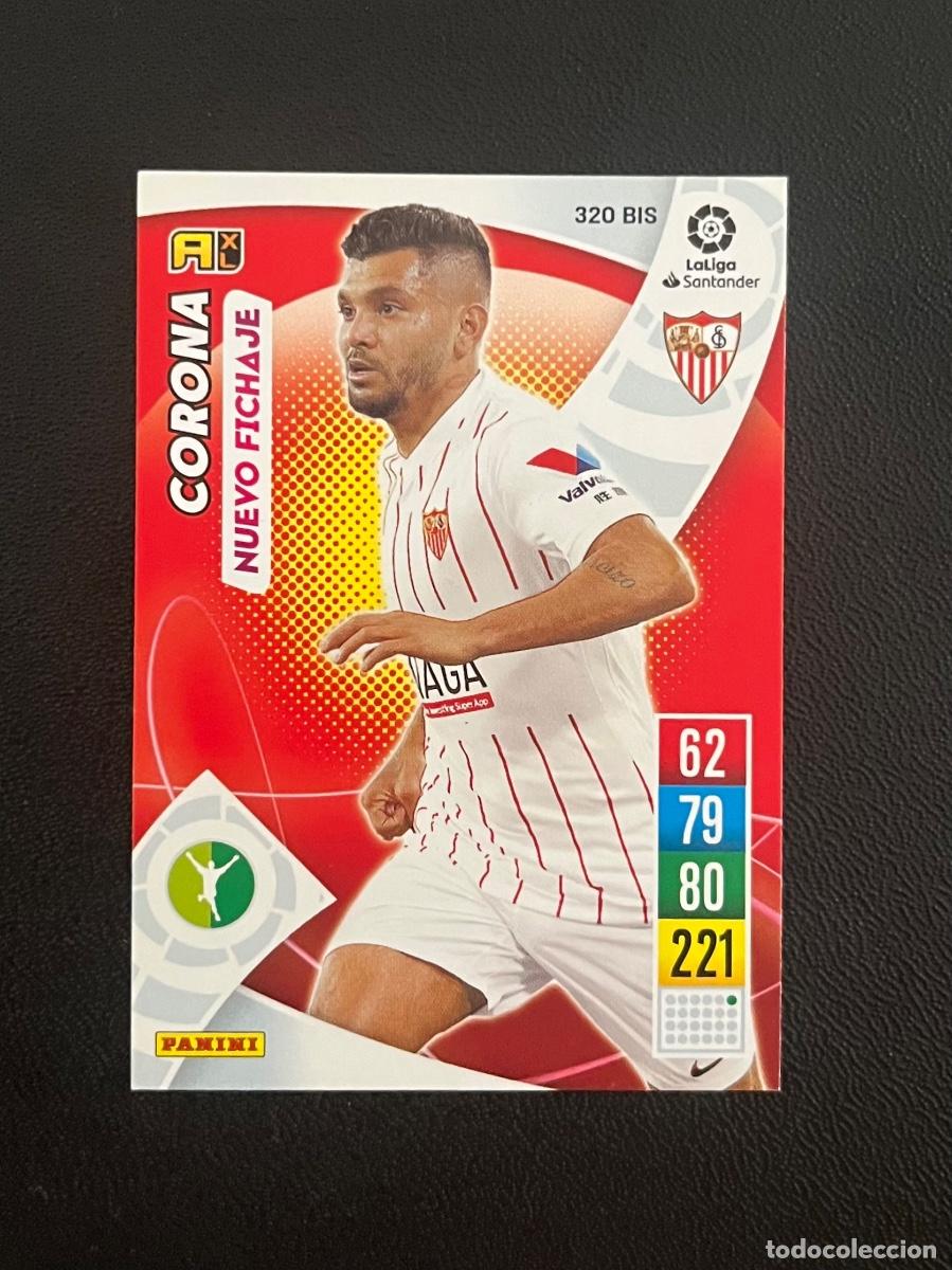 Cromos de f&uacute;tbol: 320 BIS CORONA NUEVO FICHAJE SEVILLA FC ADRENALYN 2021 2022 PANINI CROMO LA LIGA 21 22