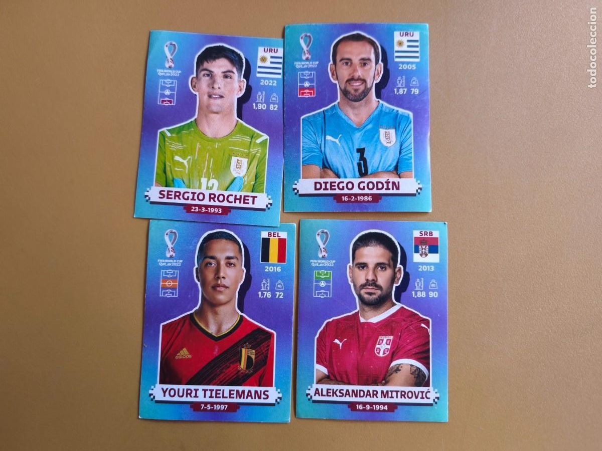Football Stickers: qatar 2022, fifa world cup contiene 4 cromos