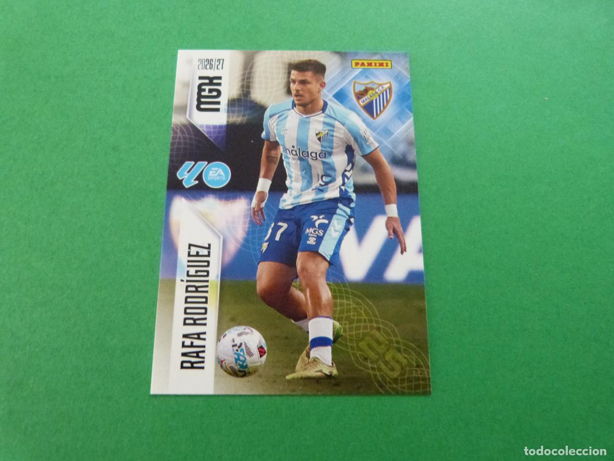 Figurine di Calcio: TRADING CARD FUTBOL RAFA RODRIGUEZ MALAGA C.F. N&ordm; 246 LIGA MEGACRACKS 2026-2027/26-27 PANINI