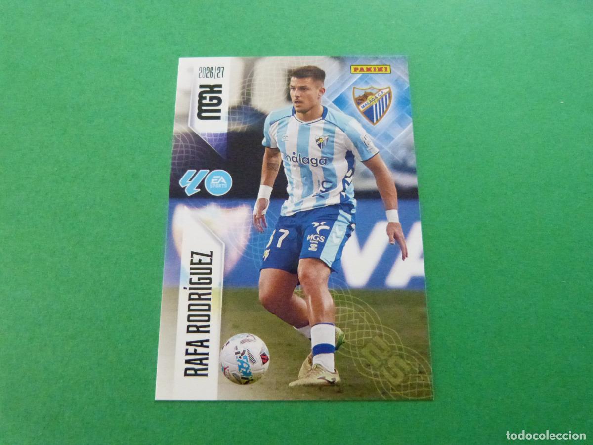 Figurine di Calcio: TRADING CARD FUTBOL RAFA RODRIGUEZ MALAGA C.F. N&ordm; 246 LIGA MEGACRACKS 2026-2027/26-27 PANINI