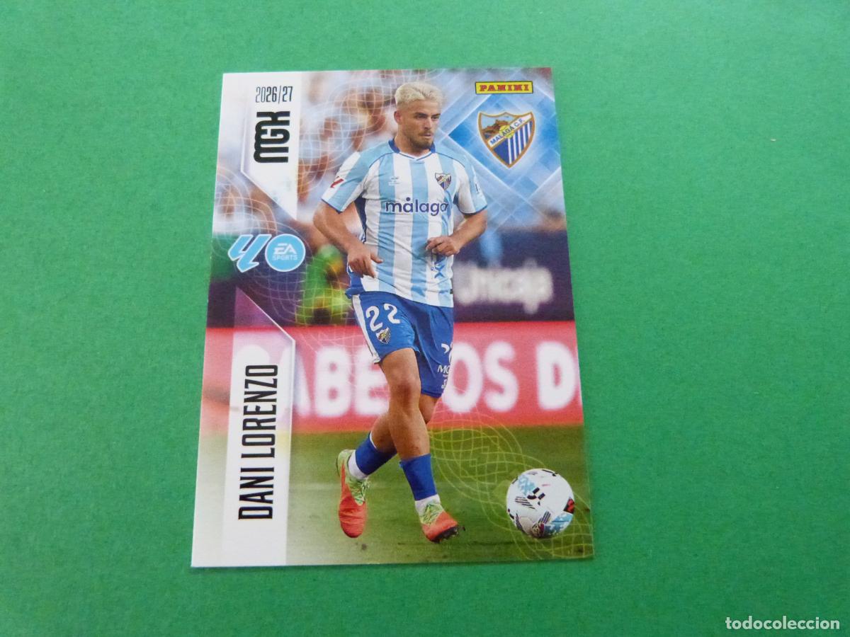 Figurine di Calcio: TRADING CARD FUTBOL DANI LORENZO MALAGA C.F. N&ordm; 245 LIGA MEGACRACKS 2026-2027/26-27 PANINI