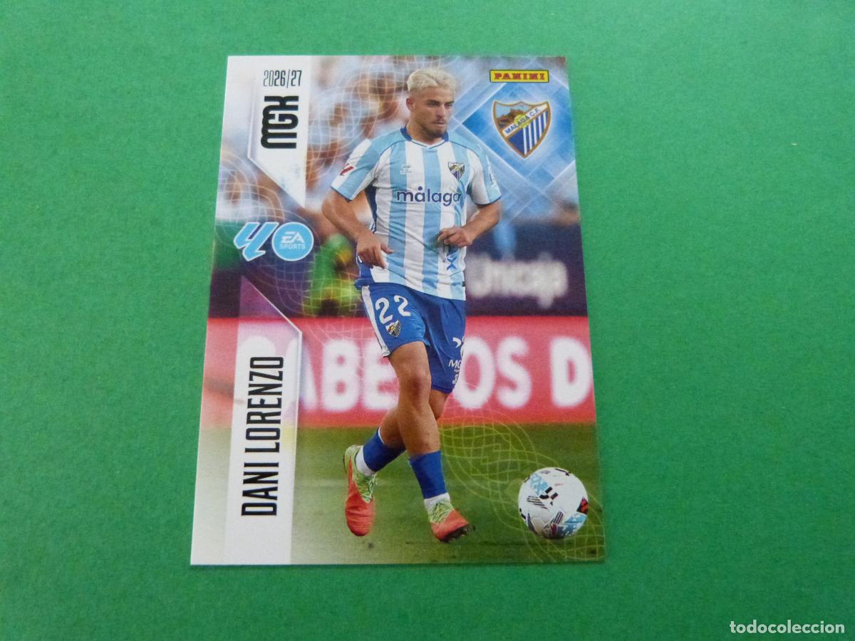 Figurine di Calcio: TRADING CARD FUTBOL DANI LORENZO MALAGA C.F. N&ordm; 245 LIGA MEGACRACKS 2026-2027/26-27 PANINI