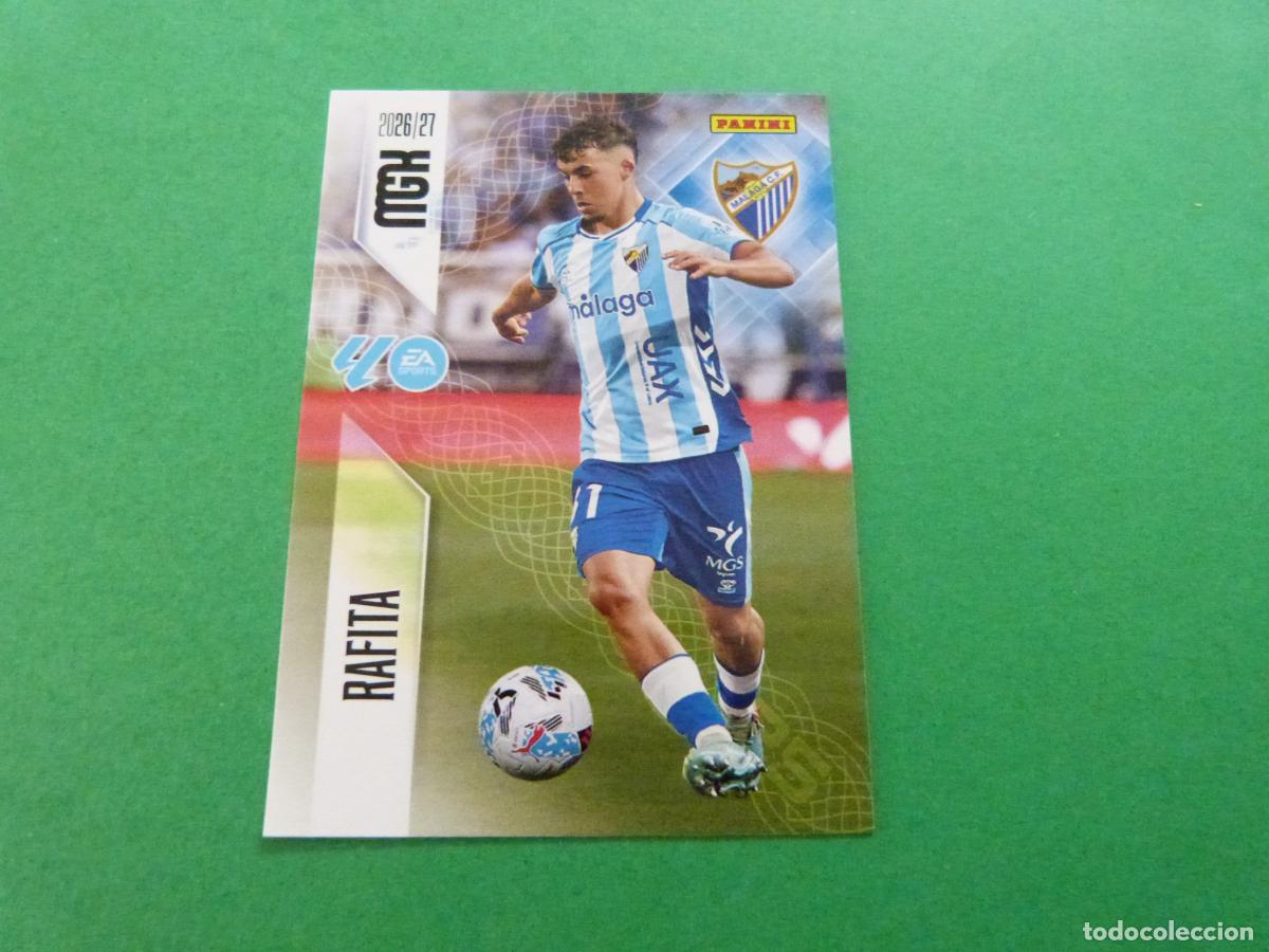 Figurine di Calcio: TRADING CARD FUTBOL RAFITA MALAGA C.F. N&ordm; 242 LIGA MEGACRACKS 2026-2027/26-27 PANINI