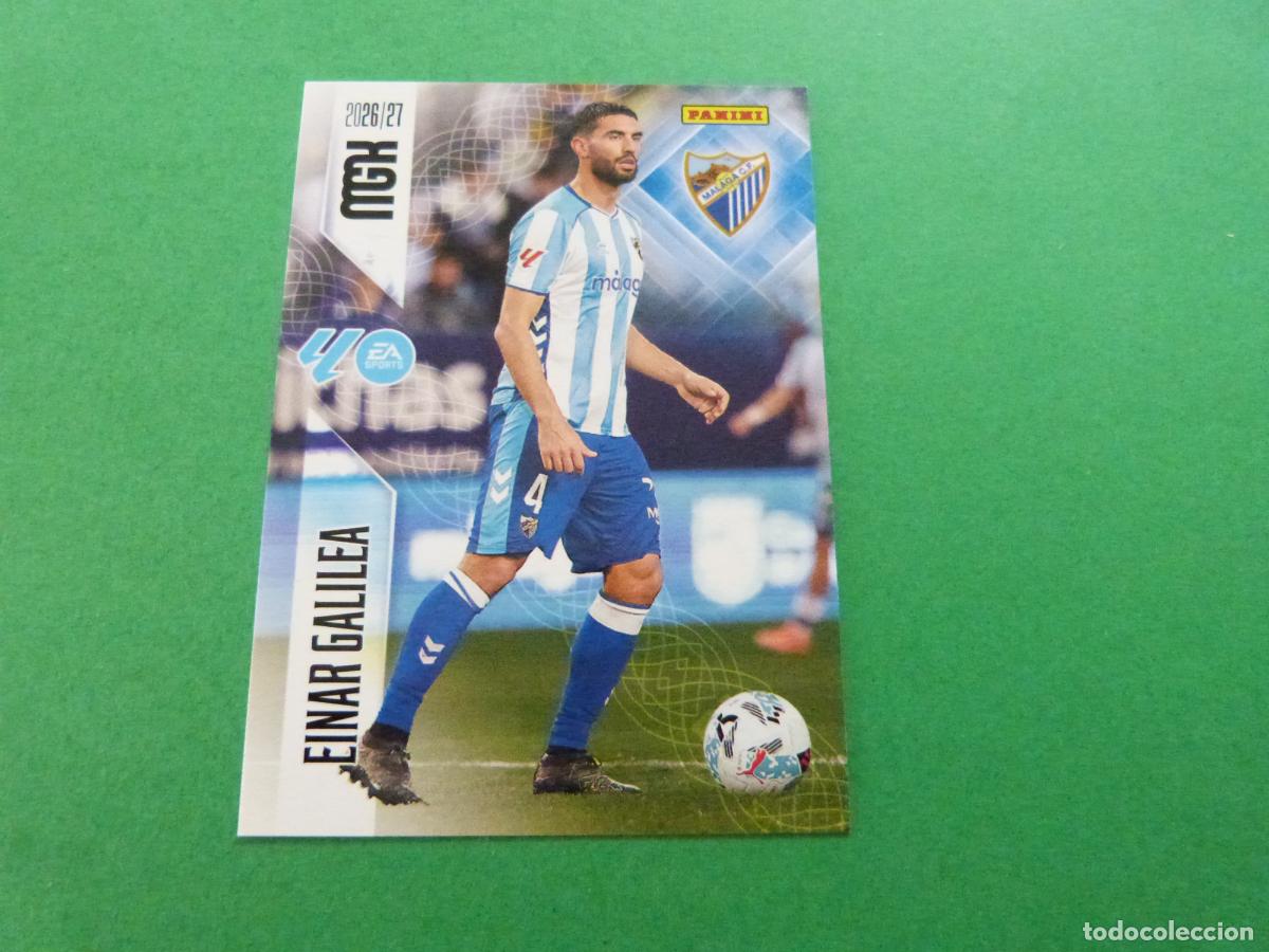 Figurine di Calcio: TRADING CARD FUTBOL EINAR GALILEA MALAGA C.F. N&ordm; 241 LIGA MEGACRACKS 2026-2027/26-27 PANINI