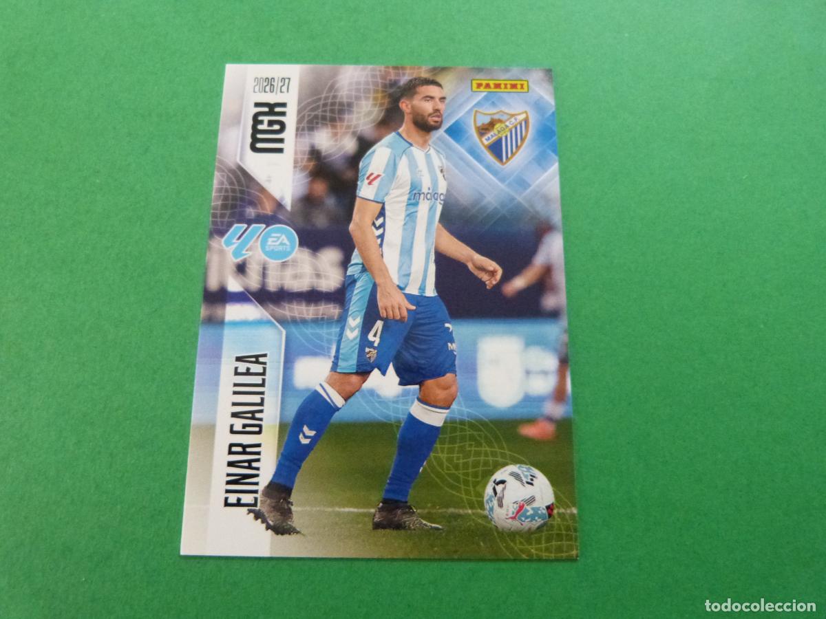 Figurine di Calcio: TRADING CARD FUTBOL EINAR GALILEA MALAGA C.F. N&ordm; 241 LIGA MEGACRACKS 2026-2027/26-27 PANINI
