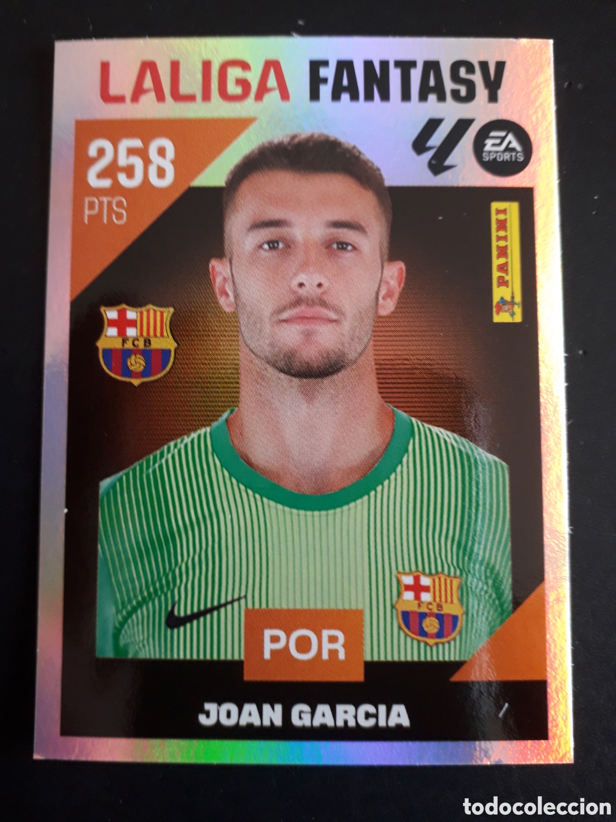 Cromos de f&uacute;tbol: JOAN GARC&Iacute;A FC BARCELONA LALIGA FANTASY N&deg; 2 ED ESTE 2026 2027 26 27 SIN PEGAR PEDIDO M&Iacute;NIMO 3&euro;