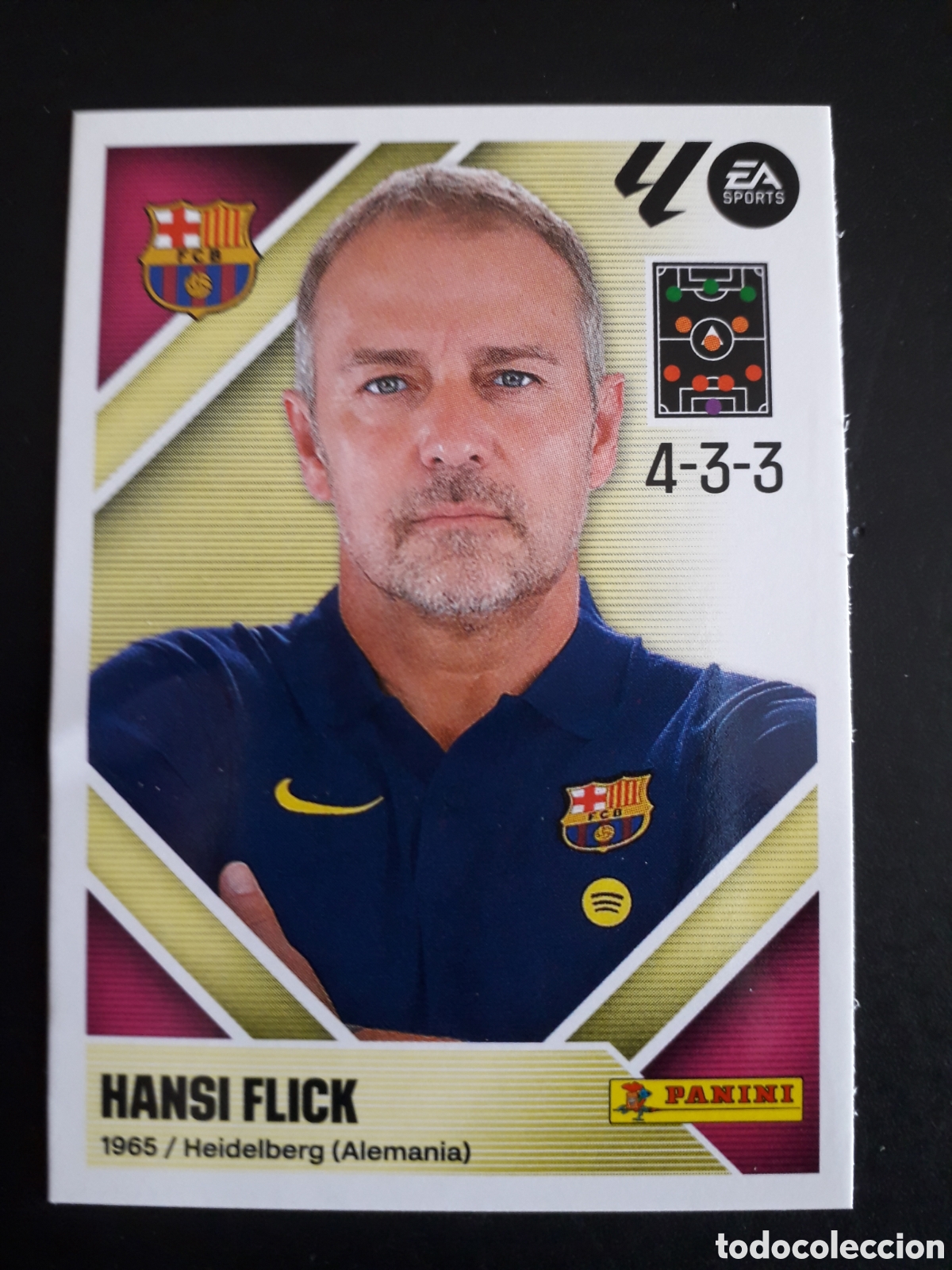 Cromos de f&uacute;tbol: HANSI FLICK FC BARCELONA N&deg; 2 ED ESTE 2026 2027 26 27 SIN PEGAR PEDIDO M&Iacute;NIMO 3&euro;