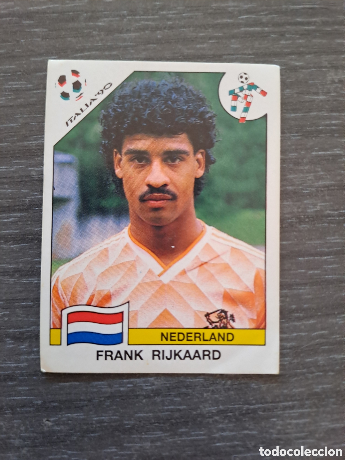 Cromos de Futebol: RIJKAARD &mdash; HOLANDA &mdash; ITALIA 90 &middot; PANINI