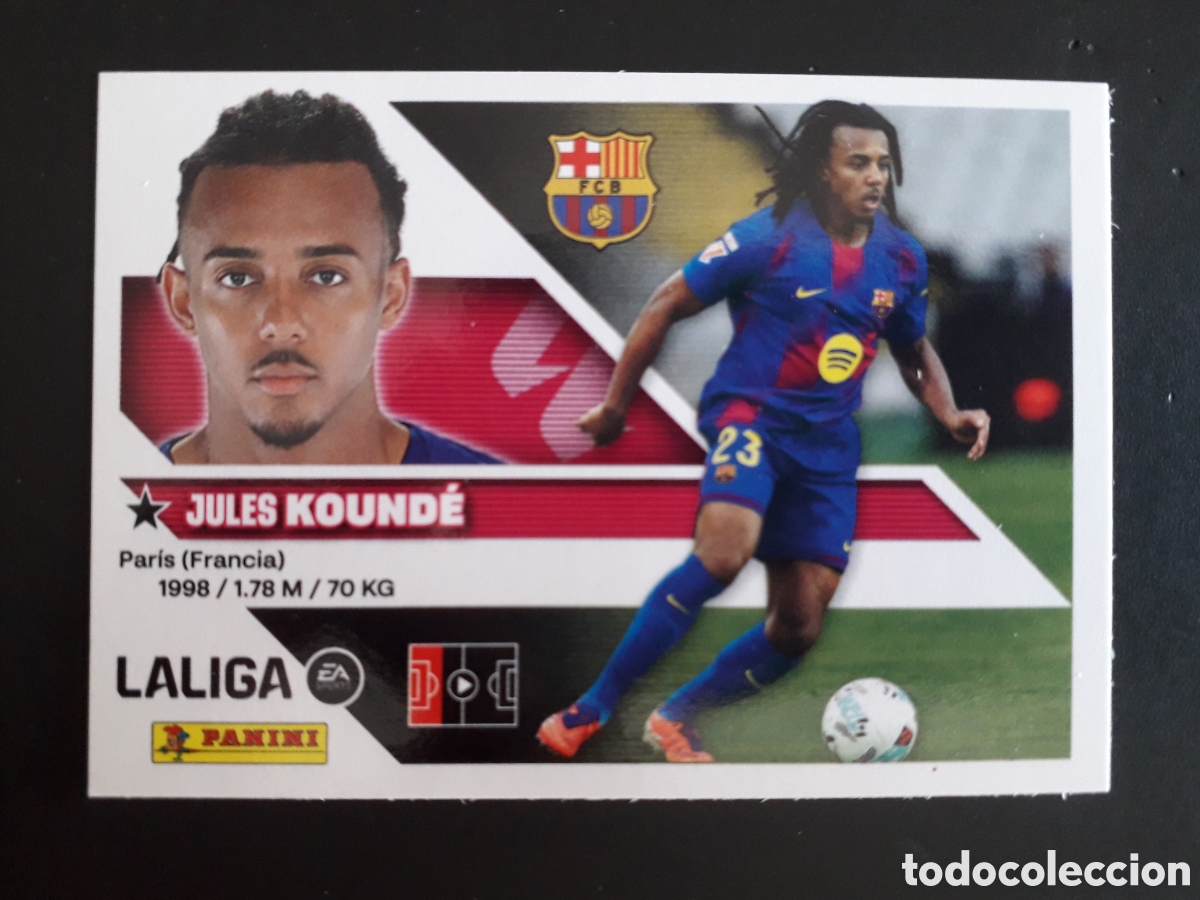 Cromos de f&uacute;tbol: KOUND&Eacute;, FC BARCELONA N&deg; 5 ED ESTE 2026 2027 26 27 SIN PEGAR PEDIDO M&Iacute;NIMO 3&euro;