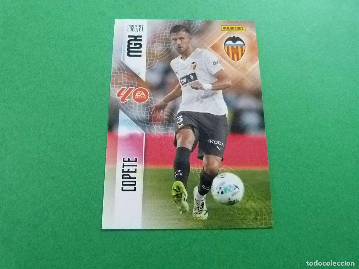 Cromos de f&uacute;tbol: TRADING CARD FUTBOL COPETE VALENCIA C.F. N&ordm; 349 LIGA MEGACRACKS 2026-2027/26-27 PANINI