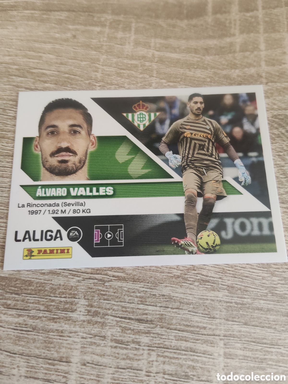 Cromos de f&uacute;tbol: Valles Real Betis liga 2026 2027 26 27 ediciones este