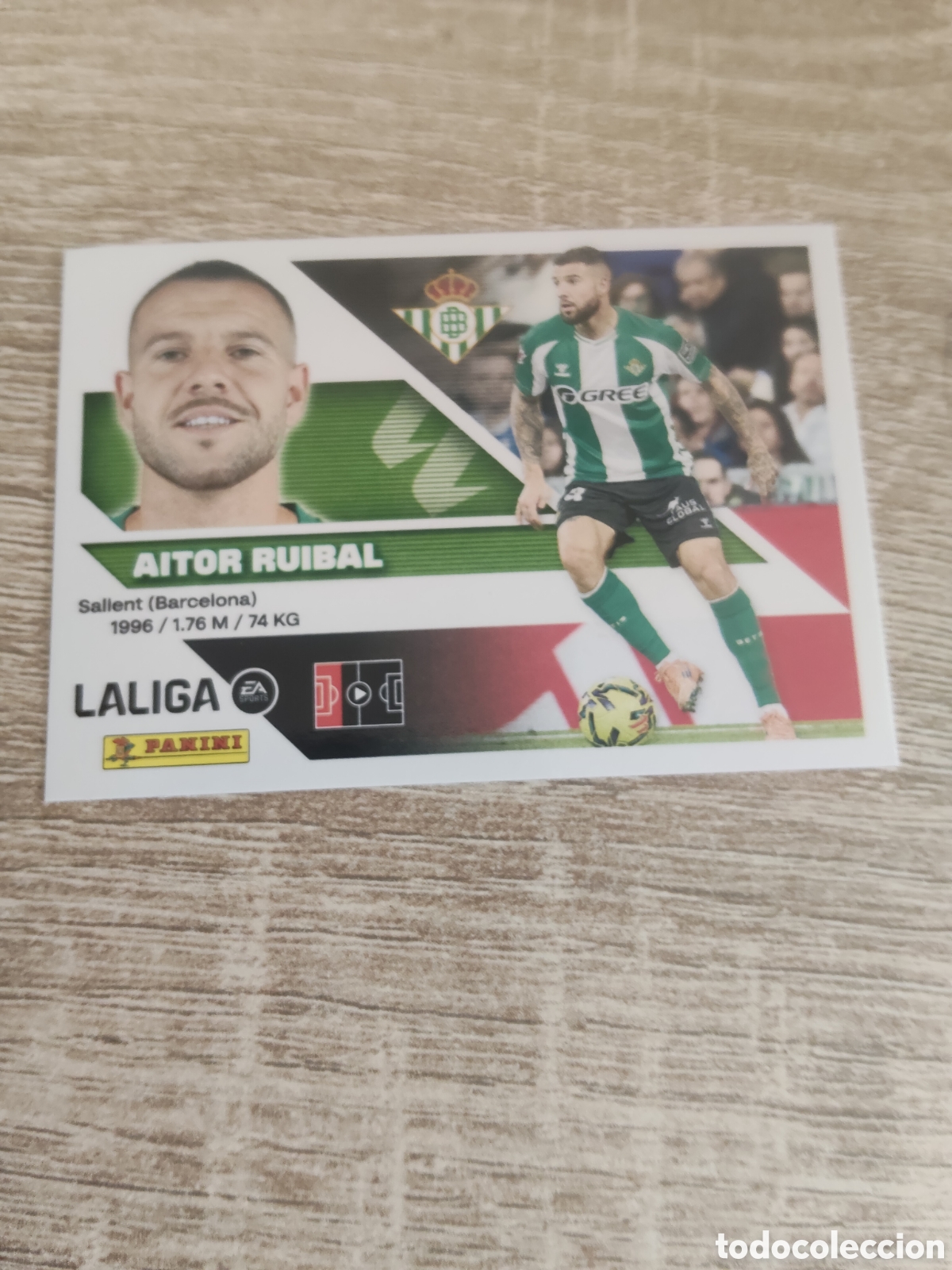 Cromos de f&uacute;tbol: Aitor Ruibal Real Betis liga 2026 2027 26 27 ediciones este