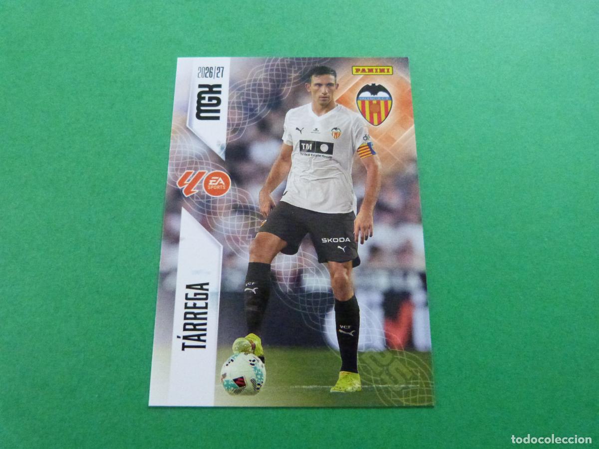 Cromos de f&uacute;tbol: TRADING CARD FUTBOL TARREGA VALENCIA C.F. N&ordm; 348 LIGA MEGACRACKS 2026-2027/26-27 PANINI