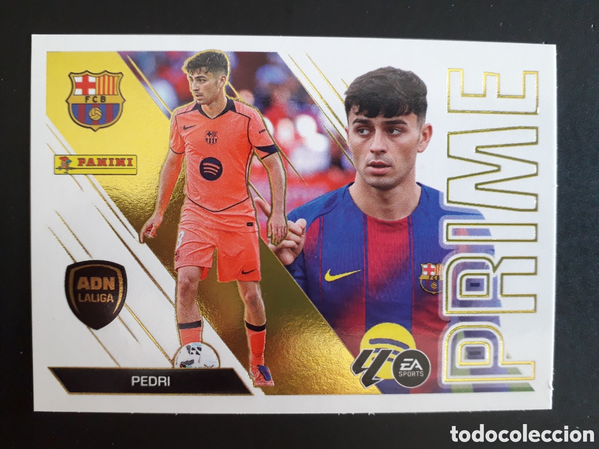 Cromos de f&uacute;tbol: PEDRI, FC BARCELONA N&deg; 12 ED ESTE 2026 2027 26 27 ADN LALIGA PRIME, SIN PEGAR PEDIDO M&Iacute;NIMO 3&euro;
