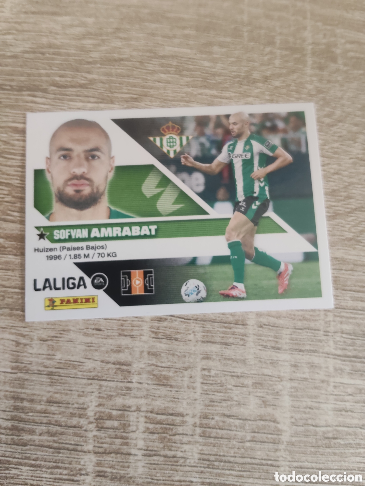 Cromos de f&uacute;tbol: Amrabat Real Betis liga 2026 2027 26 27 ediciones este