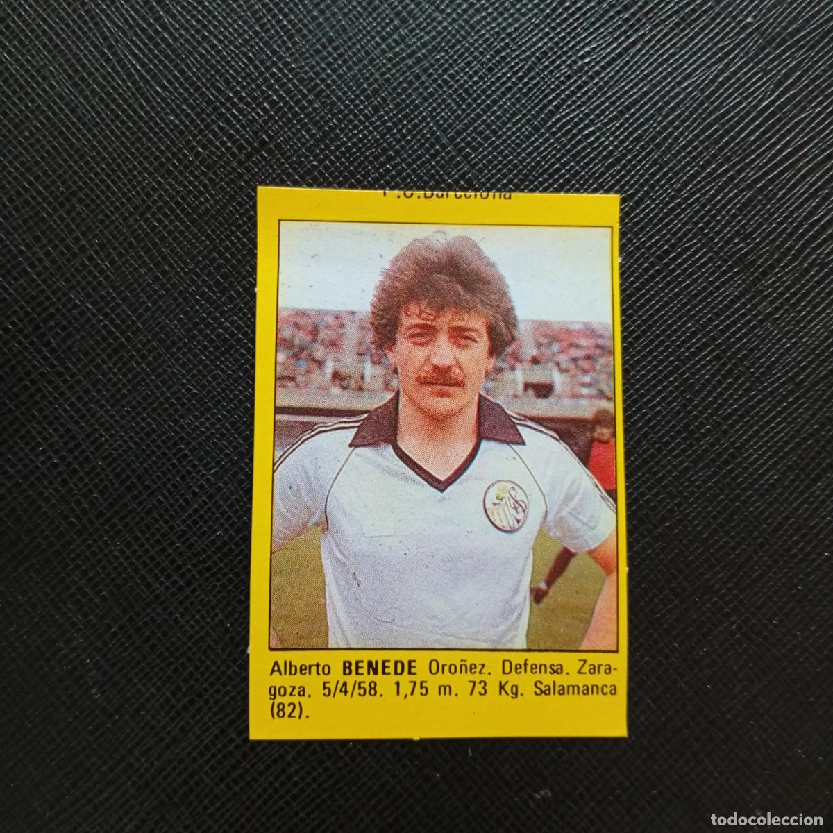 Cromos de f&uacute;tbol: BENEDE SALAMANCA CROMO SUPER ROLLAN 1984 CROMO FUTBOL LIGA 84 - DESPEGADO - A149 PG16