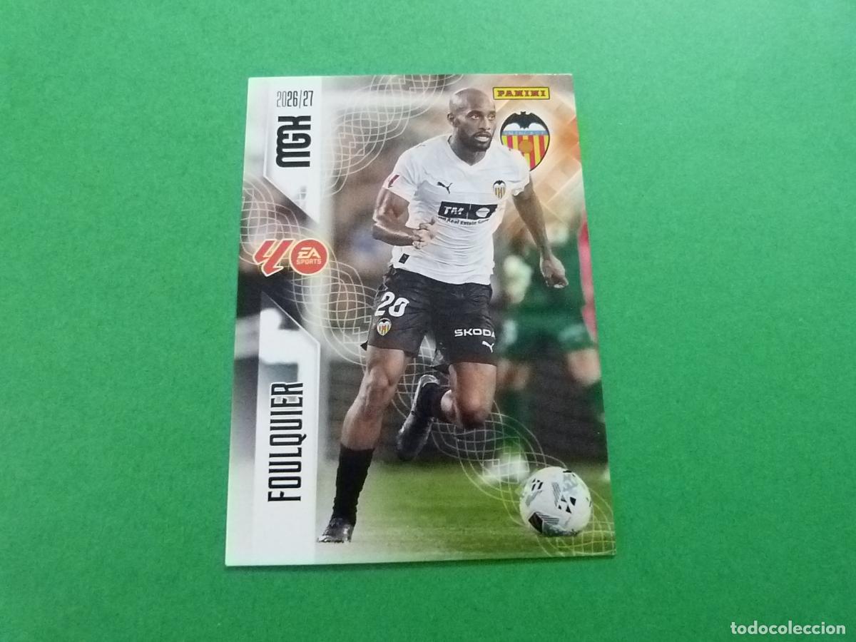 Cromos de f&uacute;tbol: TRADING CARD FUTBOL FOULQUIER VALENCIA C.F. N&ordm; 346 LIGA MEGACRACKS 2026-2027/26-27 PANINI