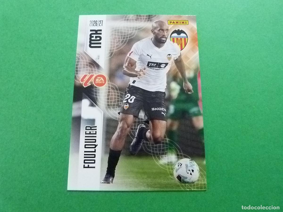 Cromos de f&uacute;tbol: TRADING CARD FUTBOL FOULQUIER VALENCIA C.F. N&ordm; 346 LIGA MEGACRACKS 2026-2027/26-27 PANINI