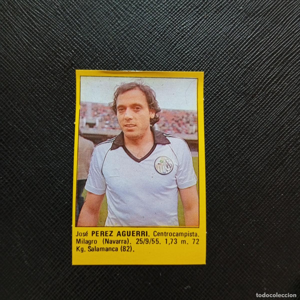 Cromos de f&uacute;tbol: PEREZ AGUERRI SALAMANCA CROMO SUPER ROLLAN 1984 CROMO FUTBOL LIGA 84 - DESPEGADO - A149 PG16