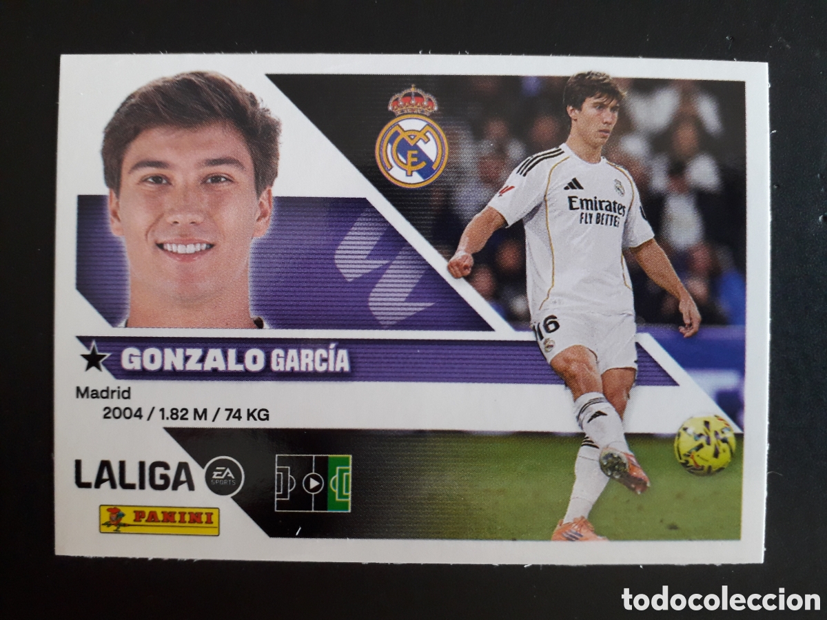 Cromos de Futebol: GONZALO REAL MADRID N&deg; 17 ED ESTE 2026 2027 26 27 SIN PEGAR PEDIDO M&Iacute;NIMO 3&euro;