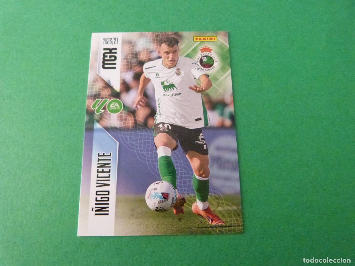Cromos de f&uacute;tbol: TRADING CARD FUTBOL I&Ntilde;IGO VICENTE RACING SANTANDER N&ordm; 288 LIGA MEGACRACKS 2026-2027/26-27 PANINI