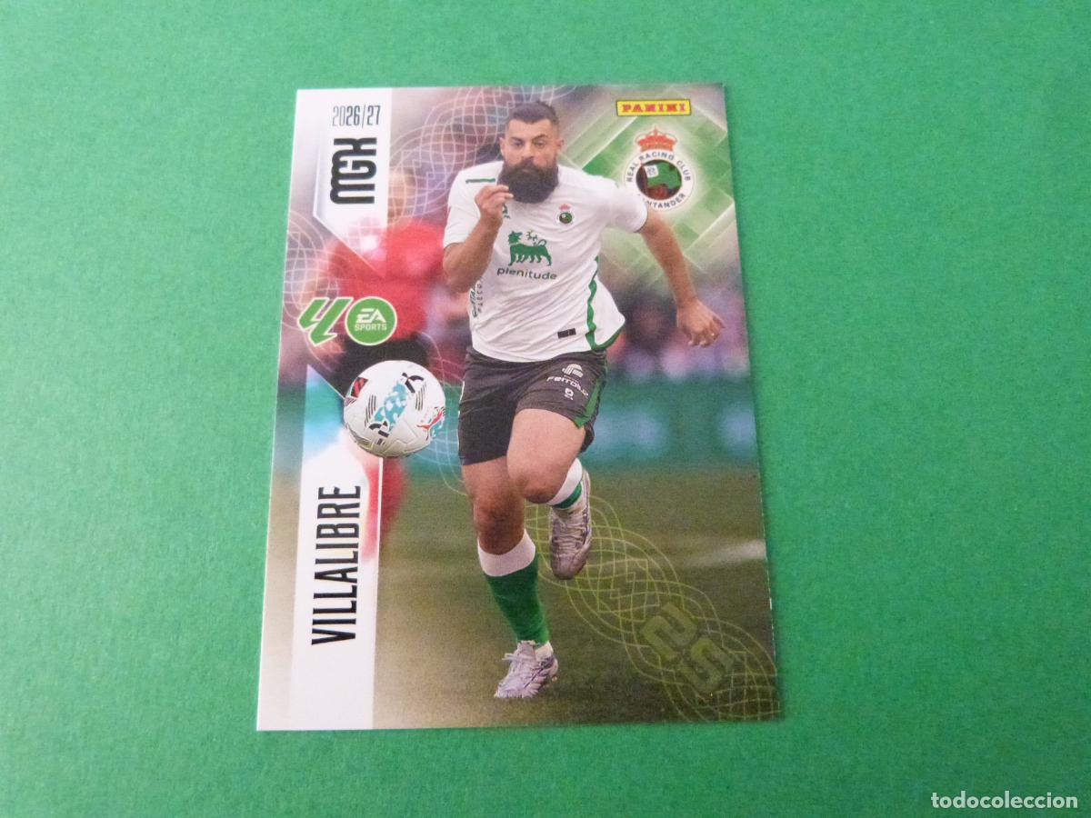 Cromos de Futebol: TRADING CARD FUTBOL VILLALIBRE RACING SANTANDER N&ordm; 287 LIGA MEGACRACKS 2026-2027/26-27 PANINI