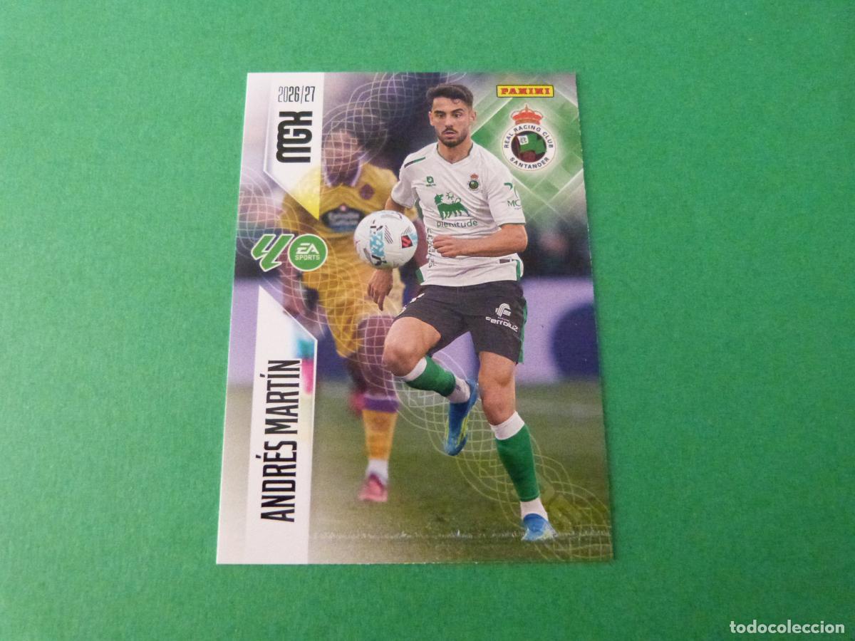Cromos de Futebol: TRADING CARD FUTBOL ANDRES MARTIN RACING SANTANDER N&ordm; 285 LIGA MEGACRACKS 2026-2027/26-27 PANINI
