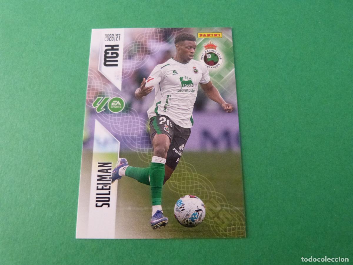 Cromos de Futebol: TRADING CARD FUTBOL SULEIMAN RACING SANTANDER N&ordm; 284 LIGA MEGACRACKS 2026-2027/26-27 PANINI