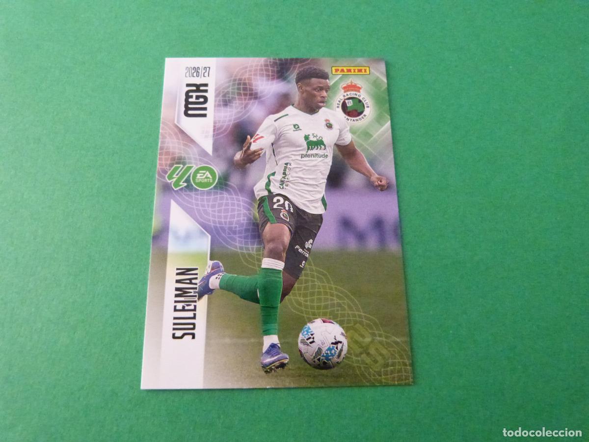 Cromos de Futebol: TRADING CARD FUTBOL SULEIMAN RACING SANTANDER N&ordm; 284 LIGA MEGACRACKS 2026-2027/26-27 PANINI