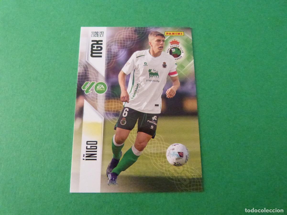 Cromos de Futebol: TRADING CARD FUTBOL I&Ntilde;IGO RACING SANTANDER N&ordm; 282 LIGA MEGACRACKS 2026-2027/26-27 PANINI