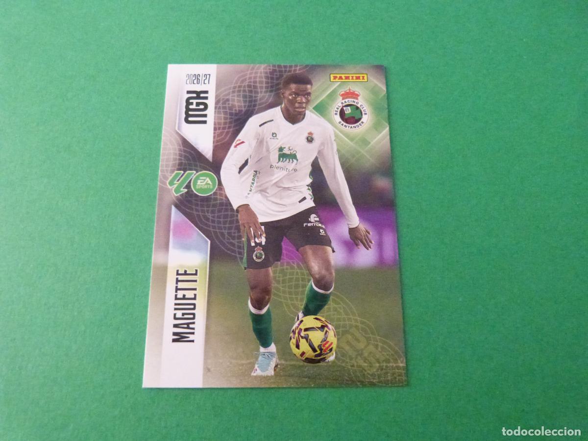 Cromos de Futebol: TRADING CARD FUTBOL MAGUETTE RACING SANTANDER N&ordm; 280 LIGA MEGACRACKS 2026-2027/26-27 PANINI