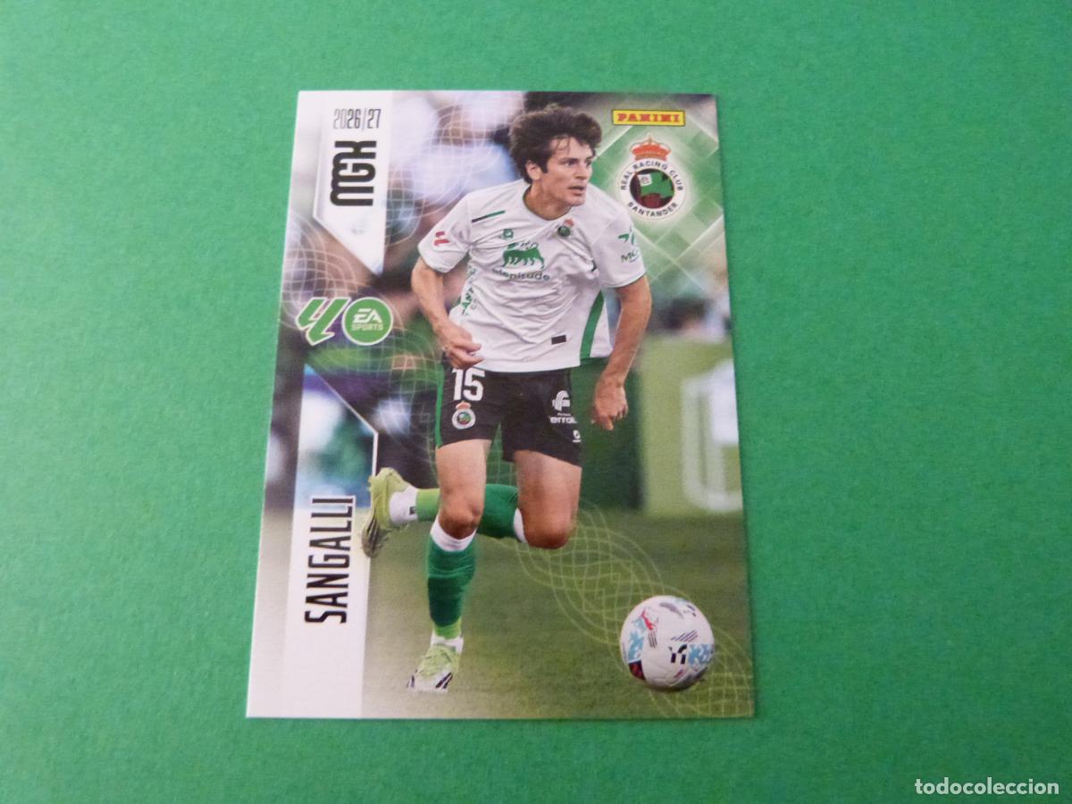 Cromos de f&uacute;tbol: TRADING CARD FUTBOL SANGALLI RACING SANTANDER N&ordm; 275 LIGA MEGACRACKS 2026-2027/26-27 PANINI