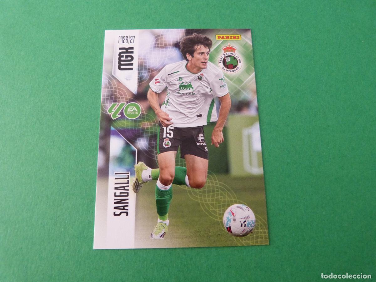Cromos de f&uacute;tbol: TRADING CARD FUTBOL SANGALLI RACING SANTANDER N&ordm; 275 LIGA MEGACRACKS 2026-2027/26-27 PANINI