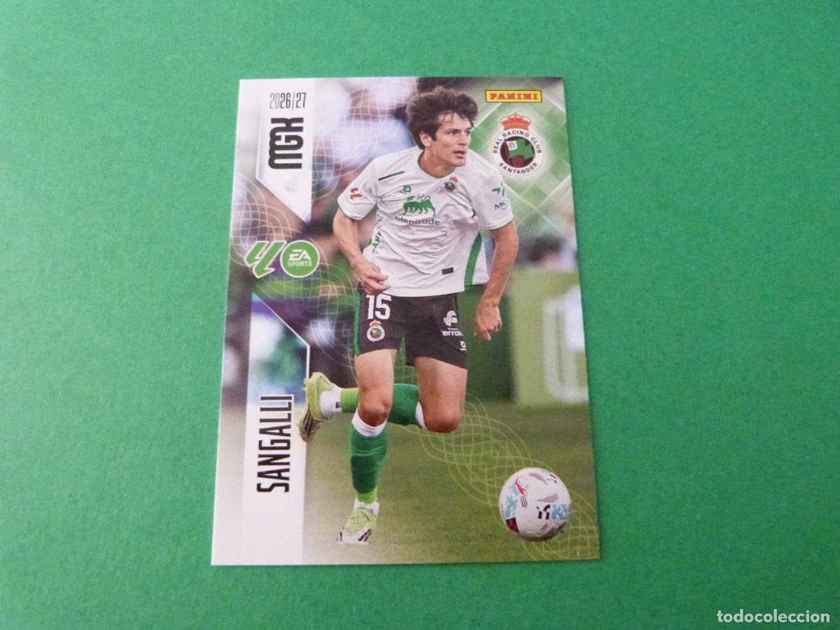 Cromos de f&uacute;tbol: TRADING CARD FUTBOL SANGALLI RACING SANTANDER N&ordm; 275 LIGA MEGACRACKS 2026-2027/26-27 PANINI