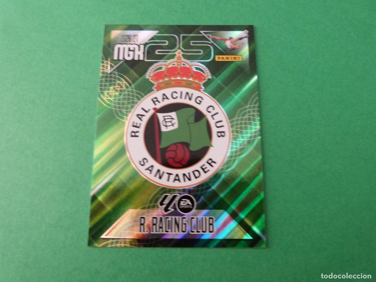 Cromos de f&uacute;tbol: TRADING CARD FUTBOL ESCUDO RACING SANTANDER N&ordm; 271 LIGA MEGACRACKS 2026-2027/26-27 PANINI