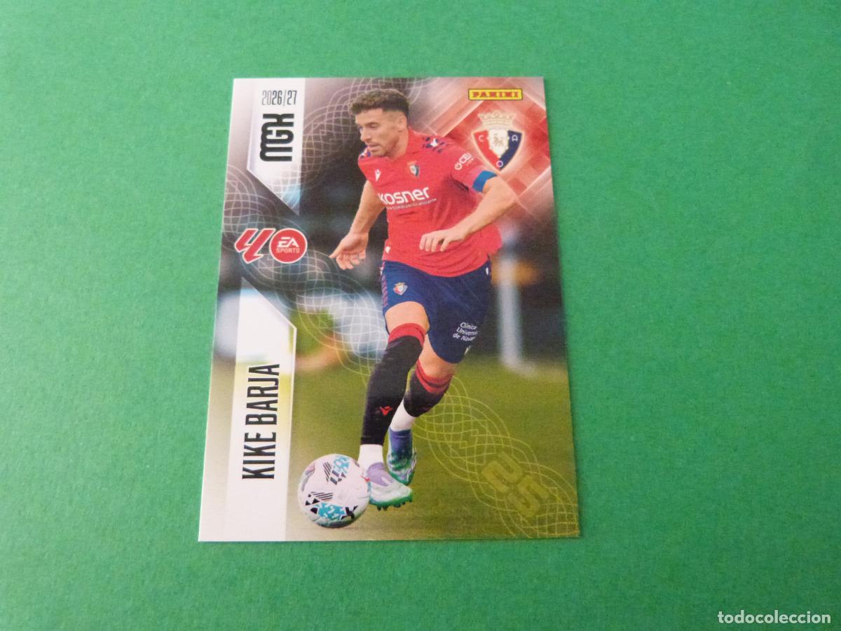 Cromos de f&uacute;tbol: TRADING CARD FUTBOL KIKE BARJA AT. OSASUNA N&ordm; 268 LIGA MEGACRACKS 2026-2027/26-27 PANINI