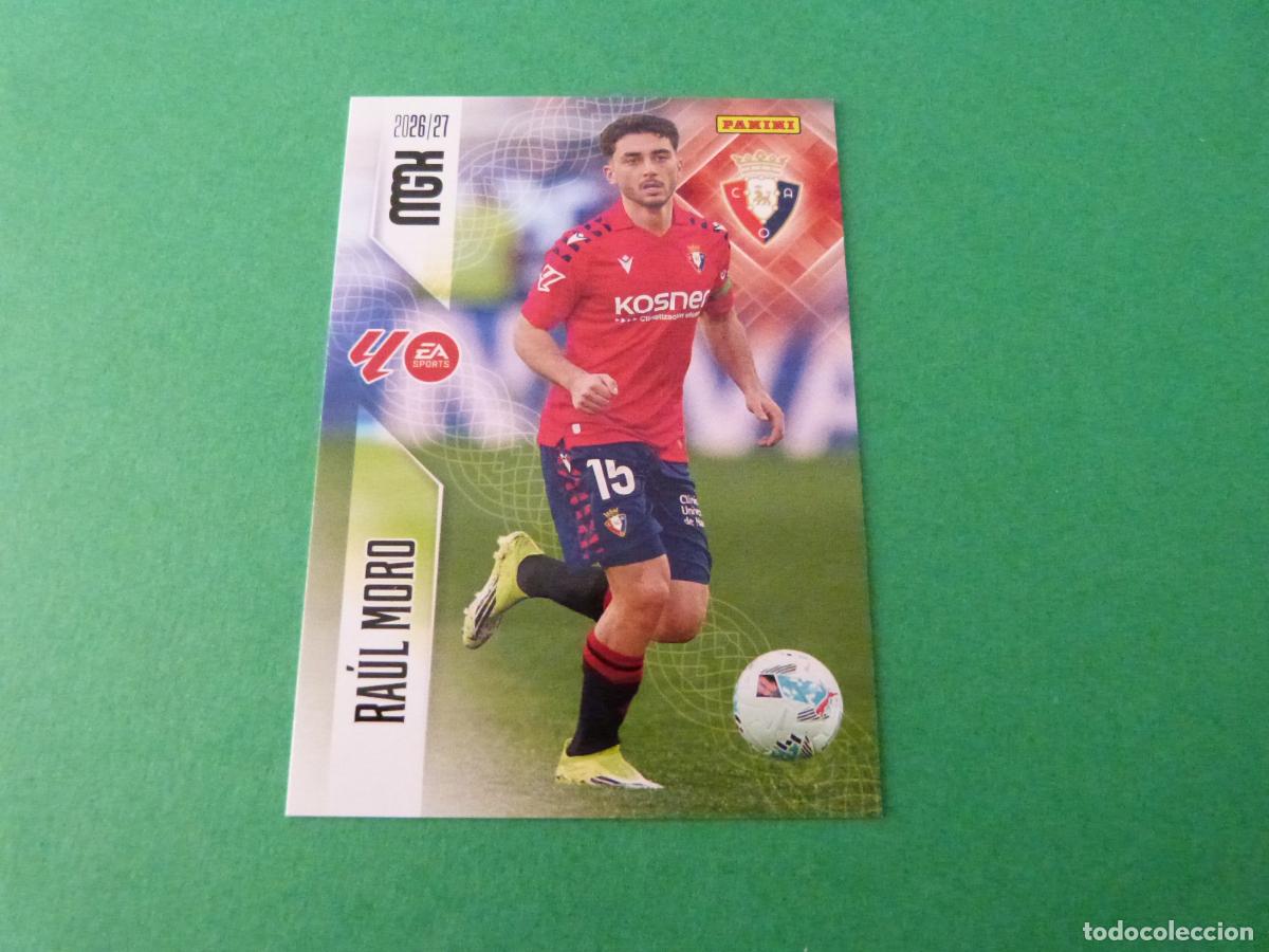 Cromos de f&uacute;tbol: TRADING CARD FUTBOL RAUL MORO AT. OSASUNA N&ordm; 267 LIGA MEGACRACKS 2026-2027/26-27 PANINI