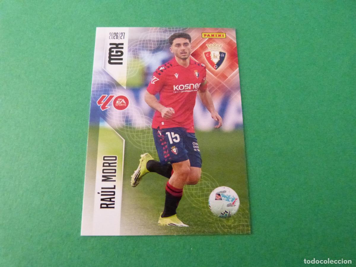 Cromos de f&uacute;tbol: TRADING CARD FUTBOL RAUL MORO AT. OSASUNA N&ordm; 267 LIGA MEGACRACKS 2026-2027/26-27 PANINI