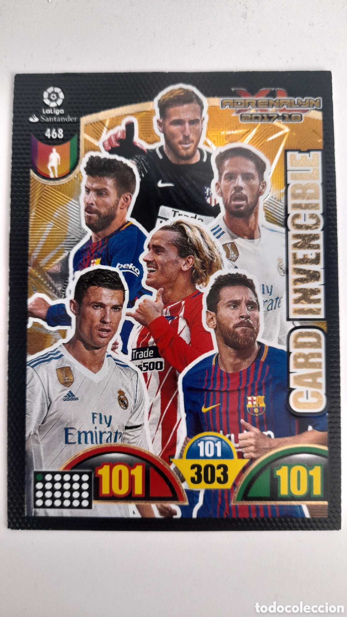 Cromos de f&uacute;tbol: #468 card invencible 2017-2018