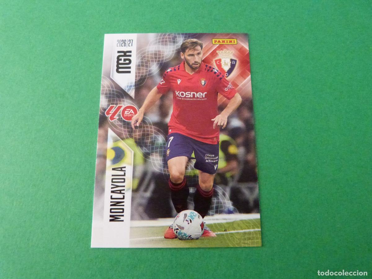Cromos de f&uacute;tbol: TRADING CARD FUTBOL MONCAYOLA AT. OSASUNA N&ordm; 263 LIGA MEGACRACKS 2026-2027/26-27 PANINI