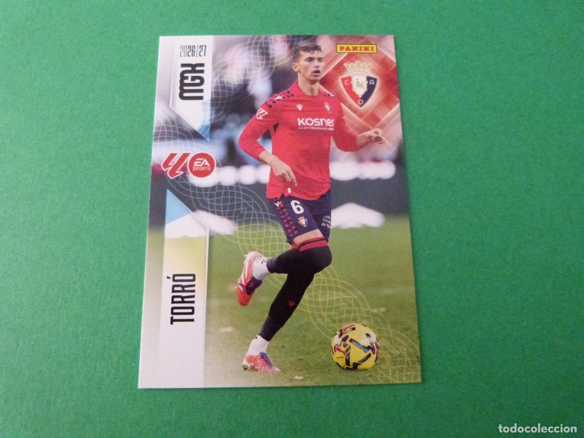 Cromos de f&uacute;tbol: TRADING CARD FUTBOL TORRO AT. OSASUNA N&ordm; 262 LIGA MEGACRACKS 2026-2027/26-27 PANINI