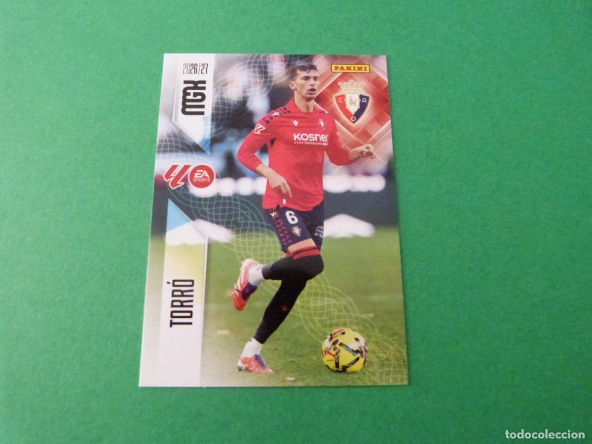 Cromos de f&uacute;tbol: TRADING CARD FUTBOL TORRO AT. OSASUNA N&ordm; 262 LIGA MEGACRACKS 2026-2027/26-27 PANINI