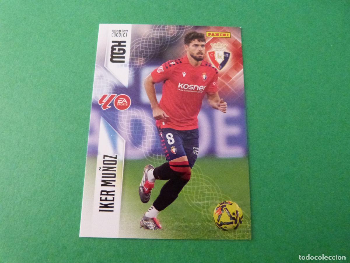 Cromos de f&uacute;tbol: TRADING CARD FUTBOL IKER MU&Ntilde;OZ AT. OSASUNA N&ordm; 261 LIGA MEGACRACKS 2026-2027/26-27 PANINI