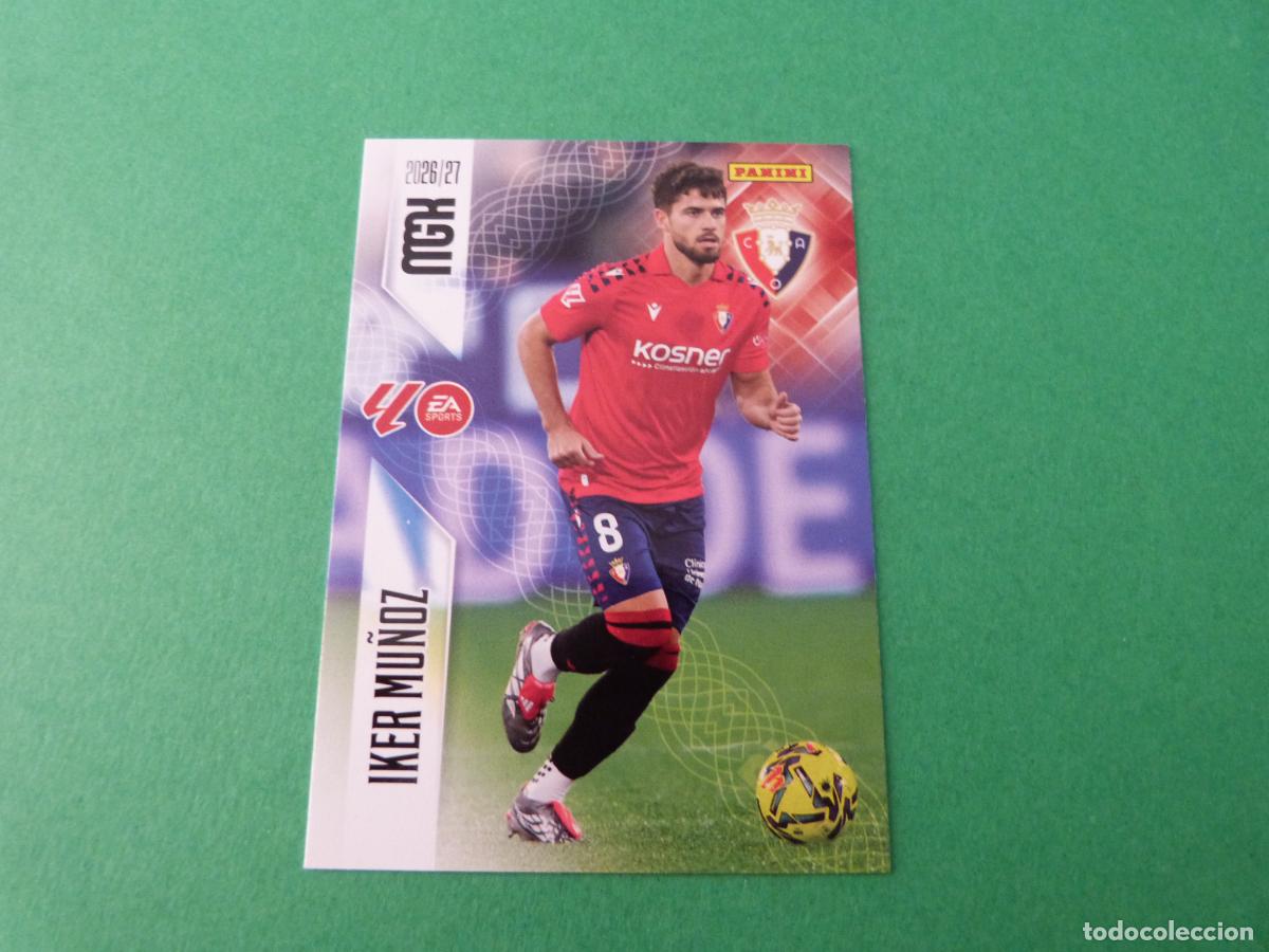 Cromos de f&uacute;tbol: TRADING CARD FUTBOL IKER MU&Ntilde;OZ AT. OSASUNA N&ordm; 261 LIGA MEGACRACKS 2026-2027/26-27 PANINI