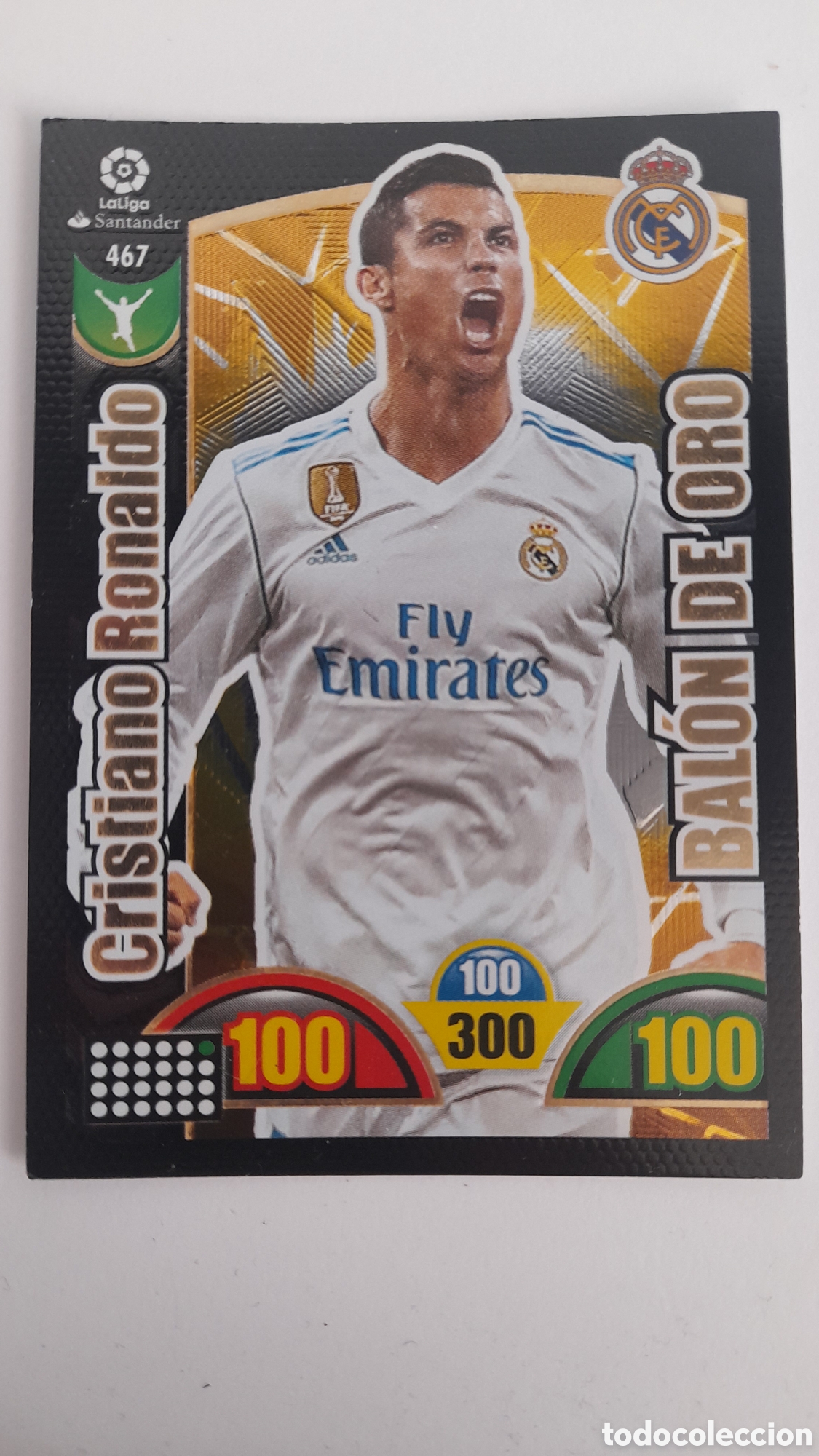 Cromos de f&uacute;tbol: #467 cristiano ronaldo balon de oro