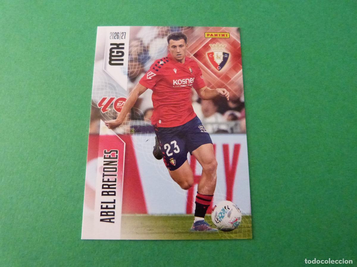Cromos de f&uacute;tbol: TRADING CARD FUTBOL ABEL BRETONES AT. OSASUNA N&ordm; 260 LIGA MEGACRACKS 2026-2027/26-27 PANINI